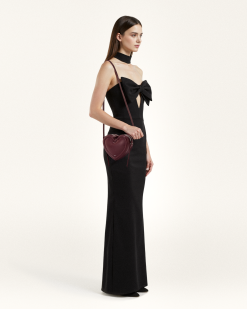 Alternative view of Arlene Heart Shaped Bag - Claret