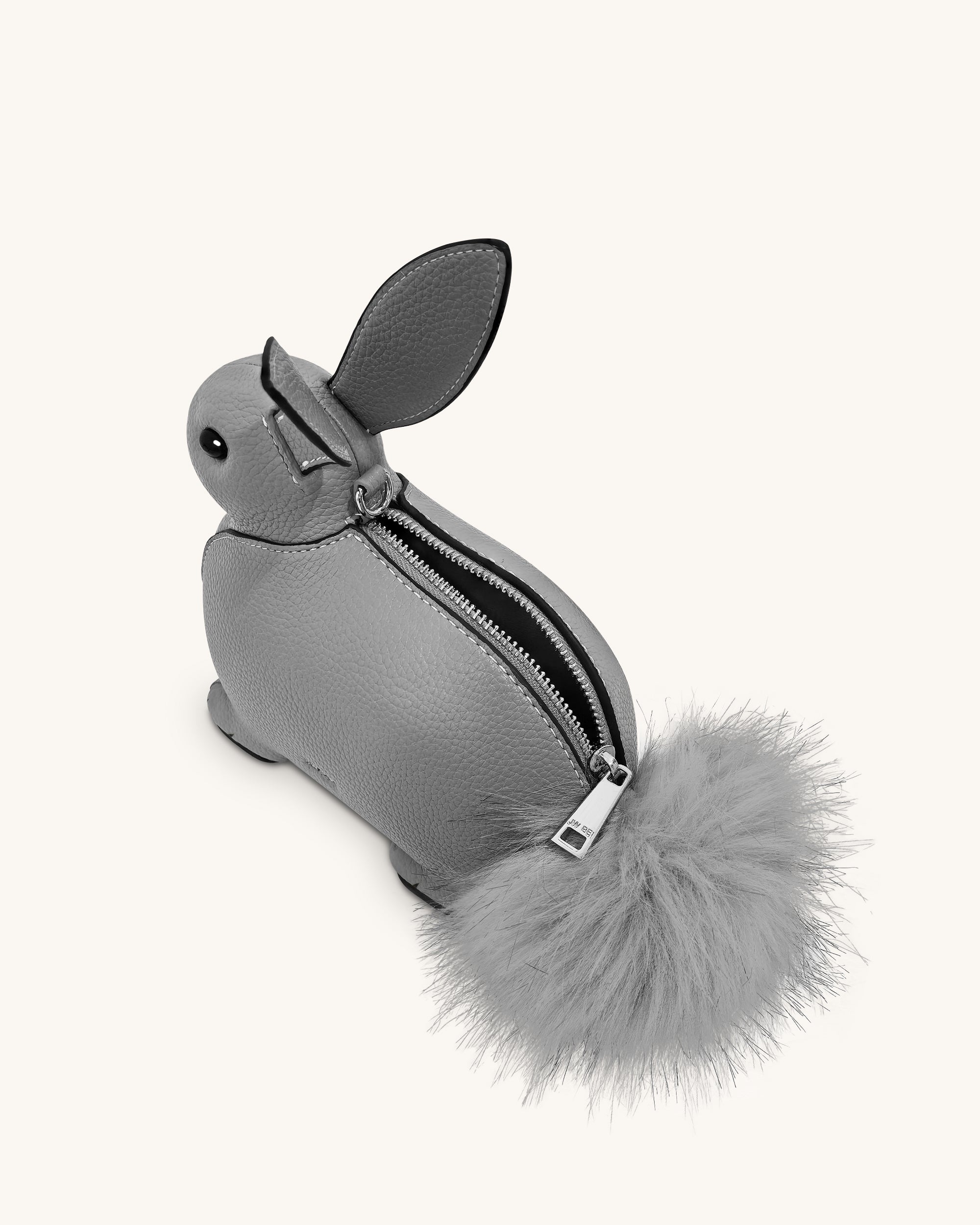 Alena Bunny Crossbody Bag - Grey - Image 4