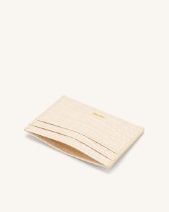 Alternative view of The Card Holder - Ivory Croc