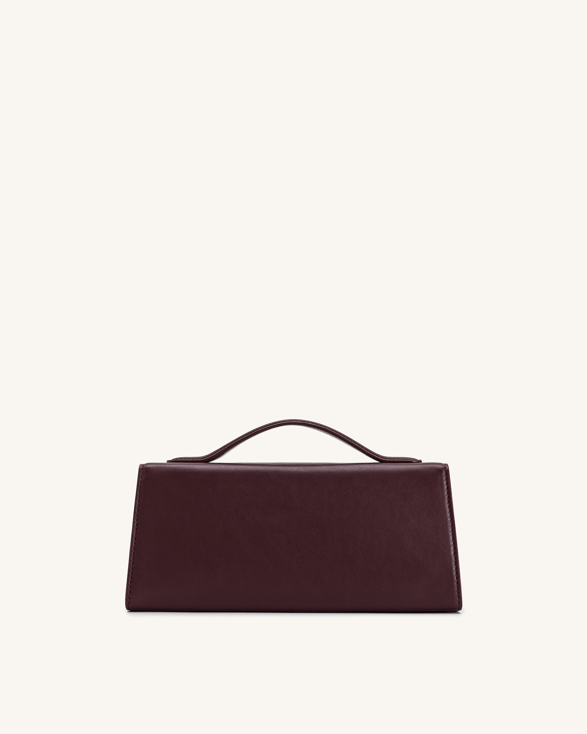 Lena Metal Rope Knot Top Handle Bag - Deep Claret - Image 3