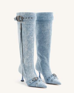 Alternative view of Nico Denim Boot - Blue