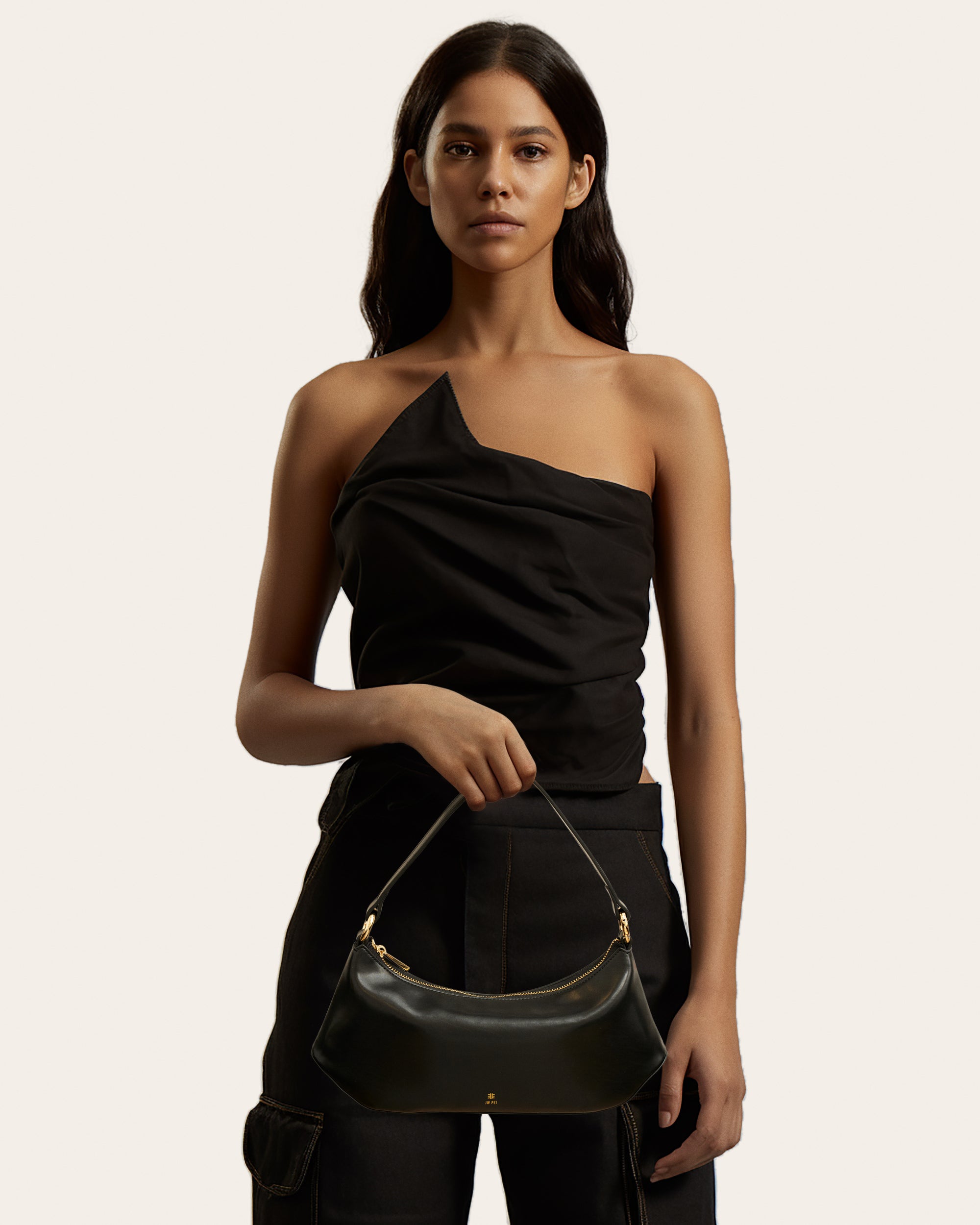 Lily Shoulder Bag - Black - Image 2