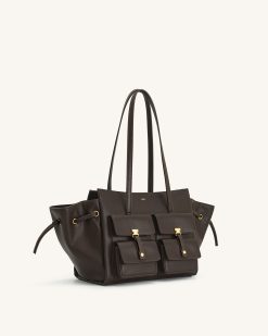 Alternative view of Linda Tote Bag - Dark Brown