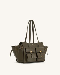 Alternative view of Linda Tote Bag - Dark Olive