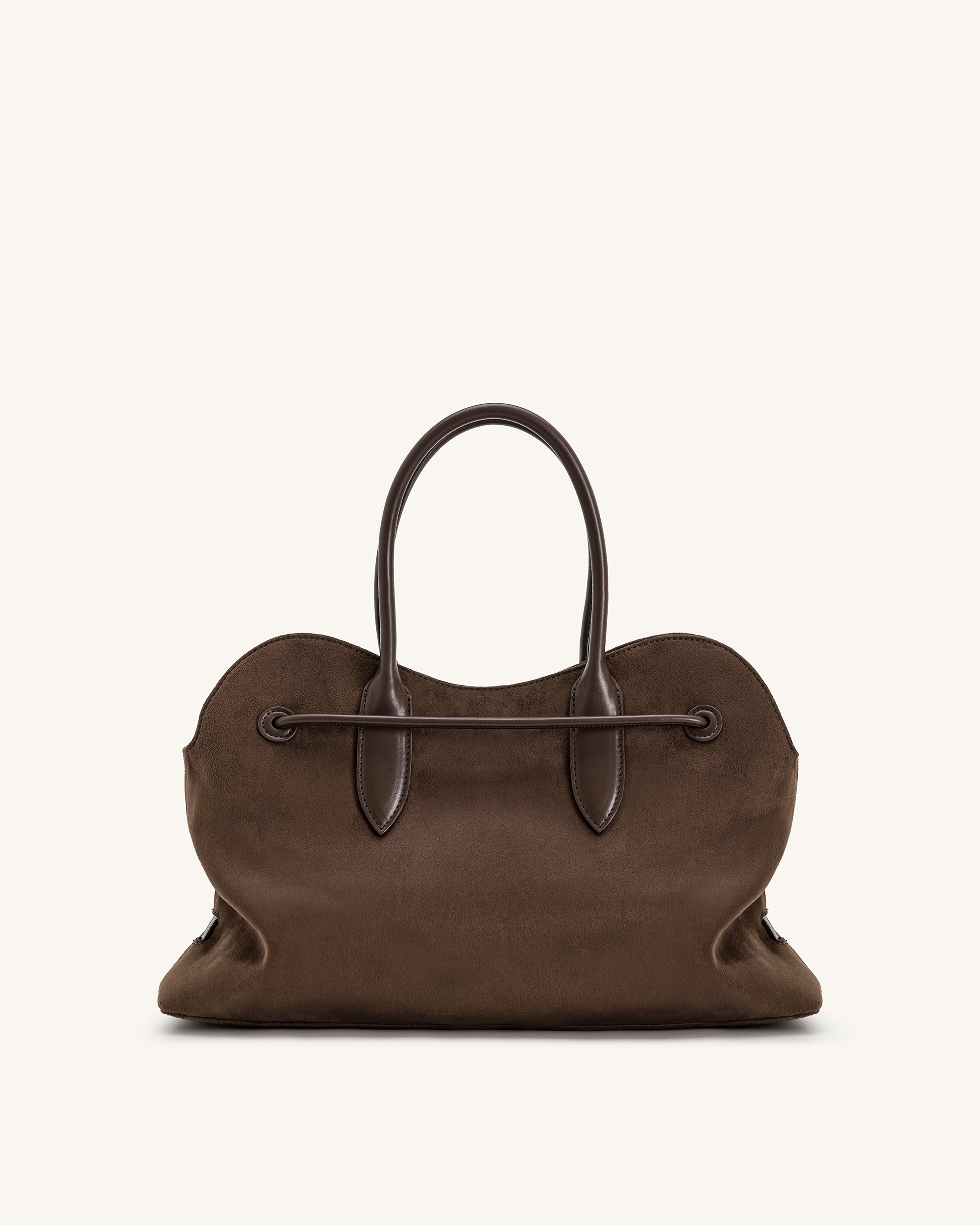 Adele Metal Rope Knot Tote Bag - Mocha Brown - Image 3