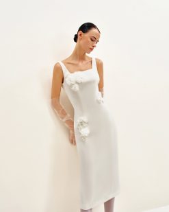 Alternative view of Garden Grace Sheath Dress - White