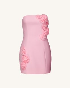 Alternative view of Blossoming Elegance Strapless Dress - Pink