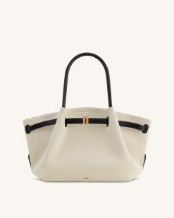 Alternative view of Hana Medium Tote Bag - Black Canvas