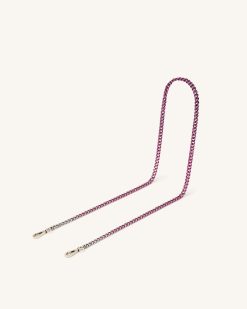 Alternative view of Aria Gradient Chain Strap - Purple