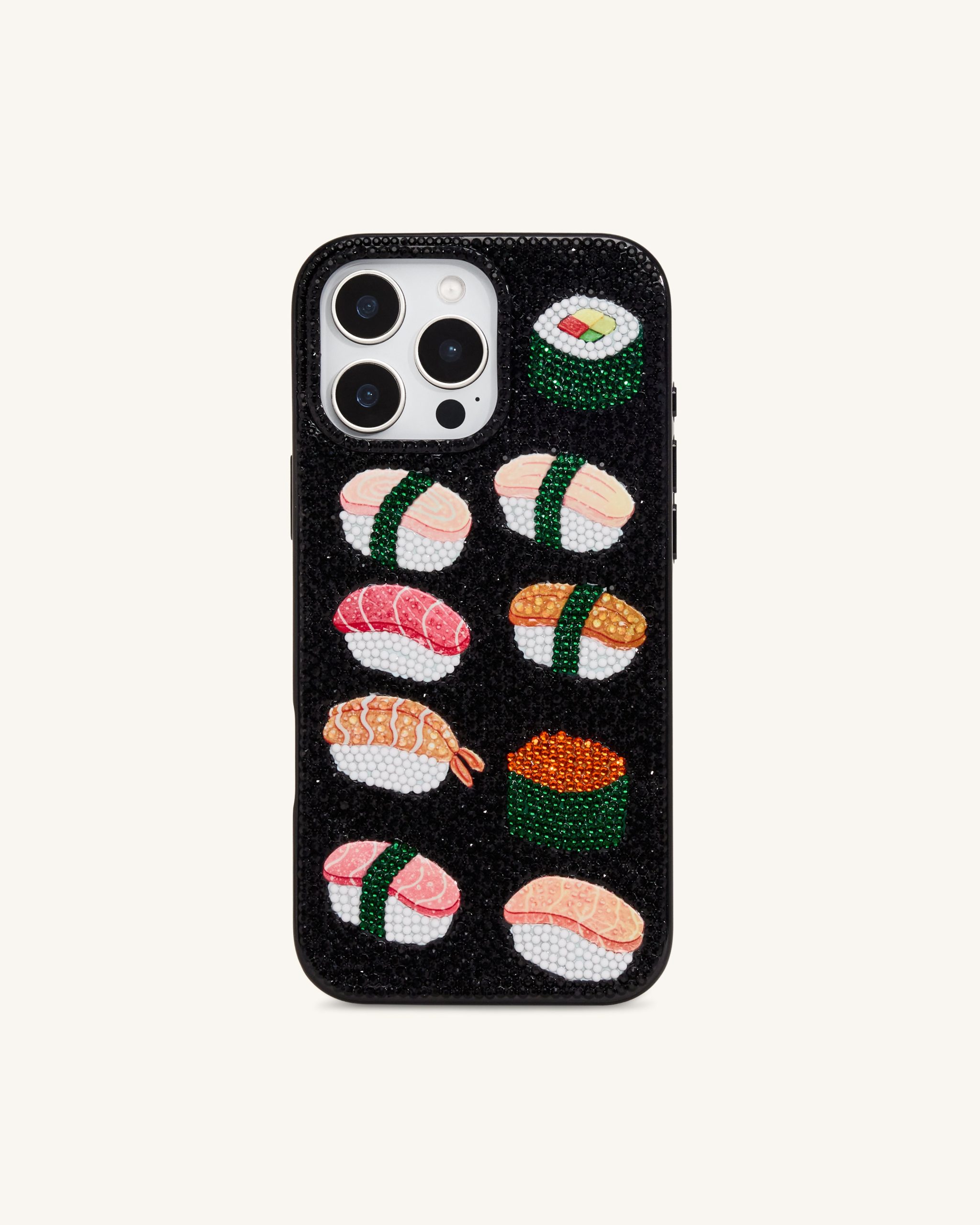 Sushi Phone Case - Multicolor Black - Image 2