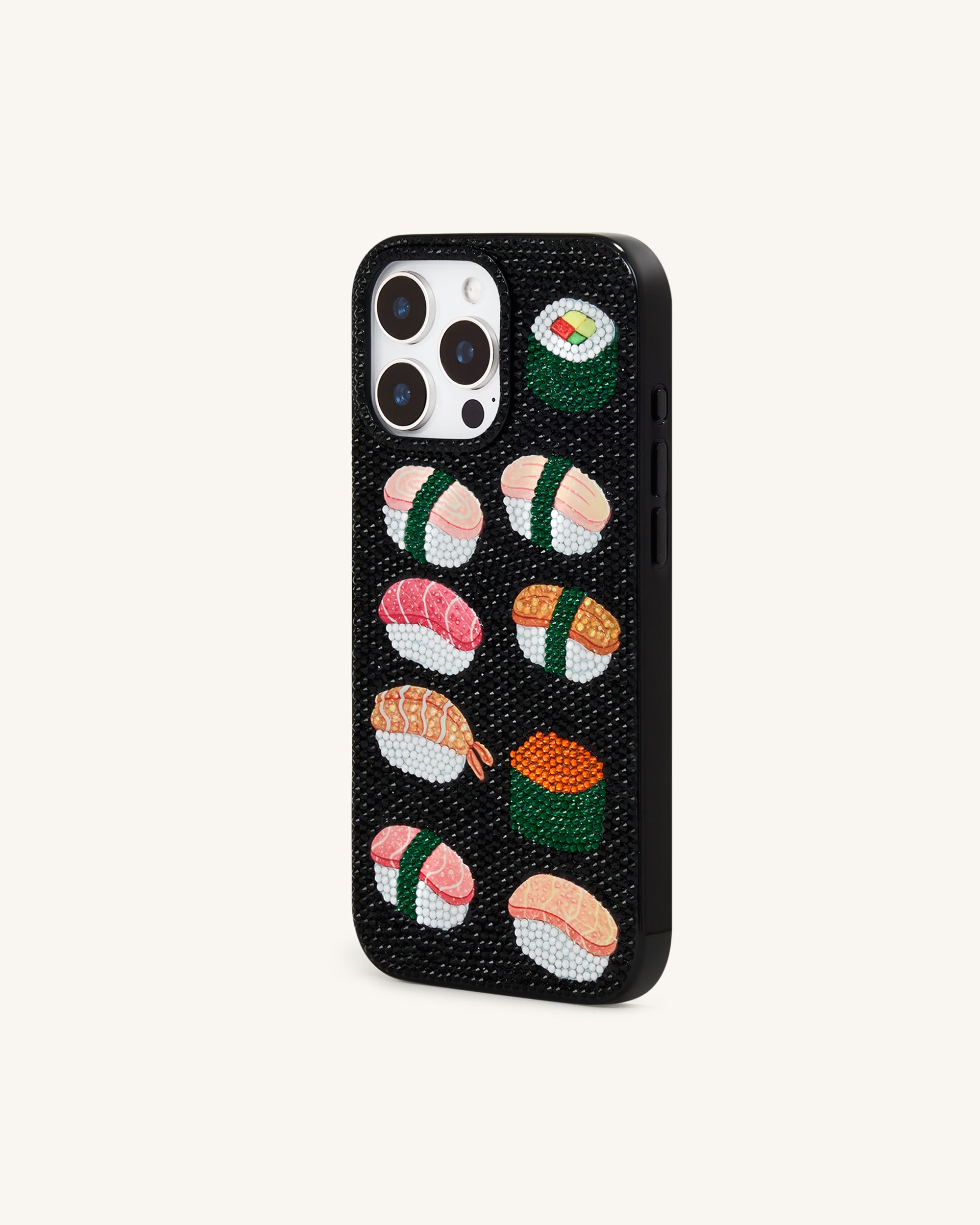 Sushi Phone Case - Multicolor Black - Image 3