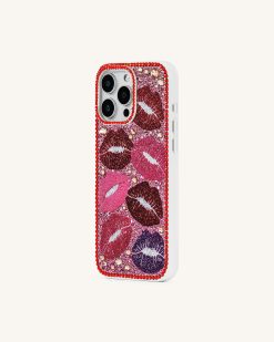 Alternative view of Kiss of Glamour Phone Case - Multicolor Red