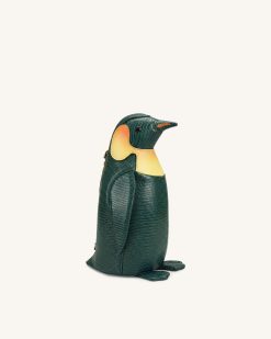 Pia Penguin Crossbody Bag - Dark Green