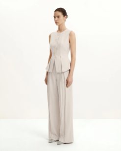 Alternative view of Structured Seam Round - Beige