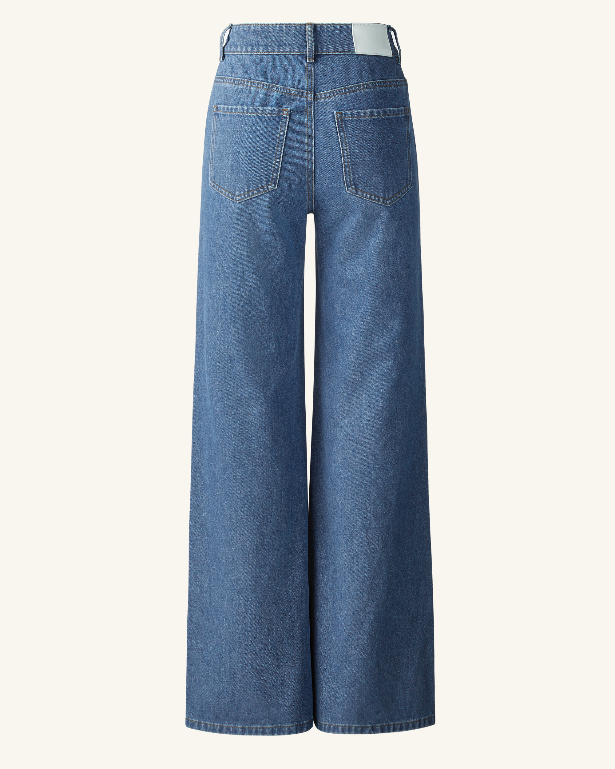 Sophia Embellished Heart Cut-Out Denim Jeans - Medium Blue - Image 8