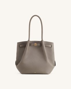 Alternative view of Hana Column Tote Bag - Taupe