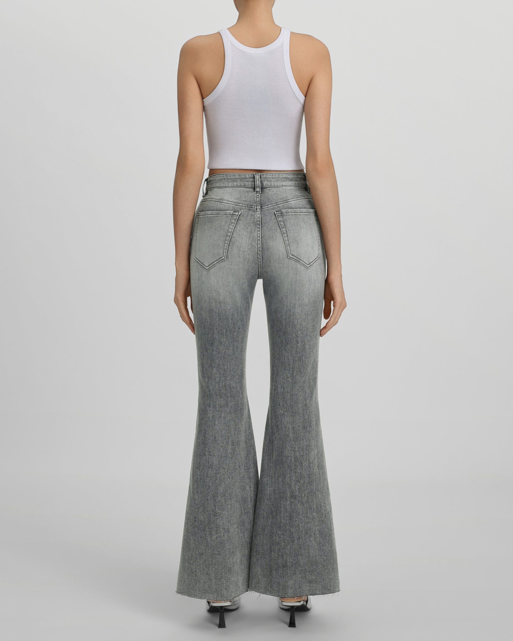 The Boogie Child Fray Jeans - Smoke and Mirrors - Image 4