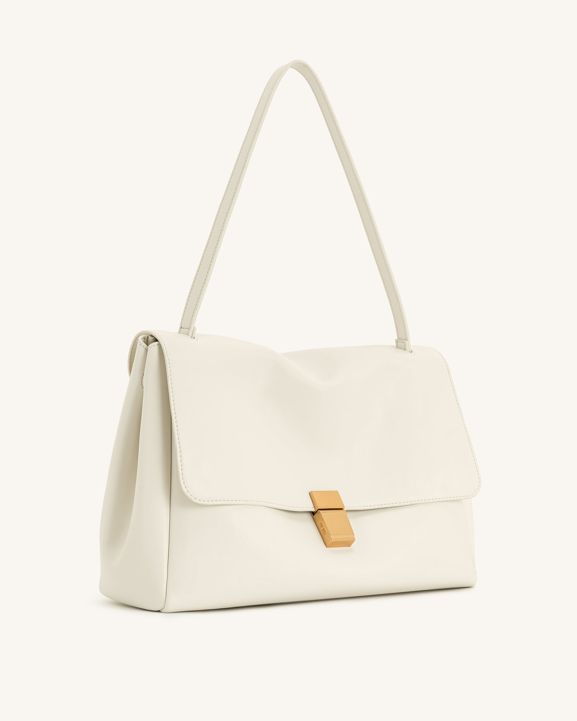 Hilary Shoulder Bag - White - Image 3