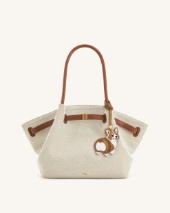 Alternative view of Corgi Bag Charm - Tan Multi