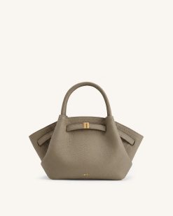 Hana Mini Tote Bag - Mud Gray