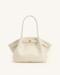 Hana Medium Tote Bag - Off White