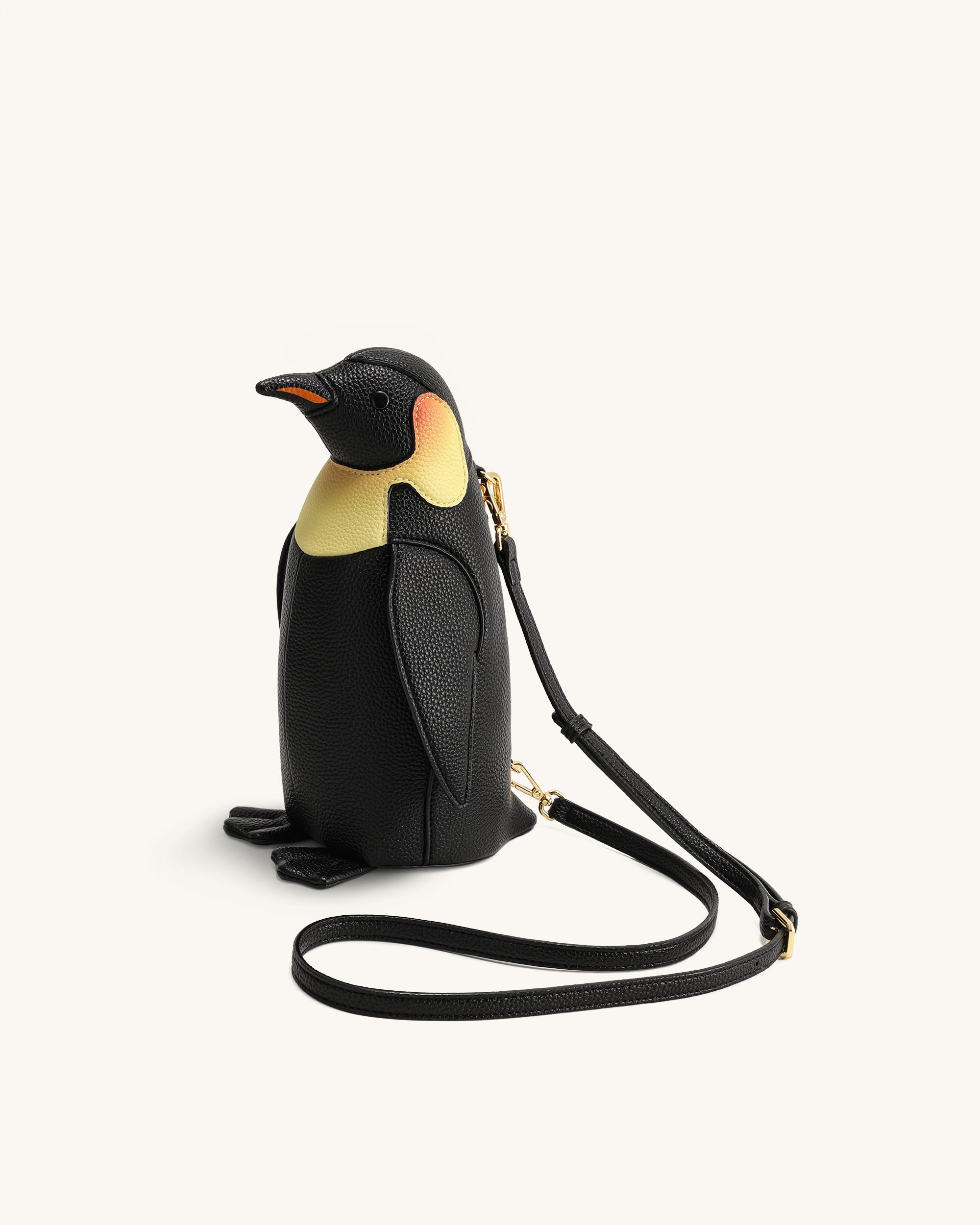 Pia Penguin Crossbody Bag - Black - Image 3