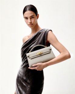 Alternative view of Noor Top Handle Bag - Elephant Gray