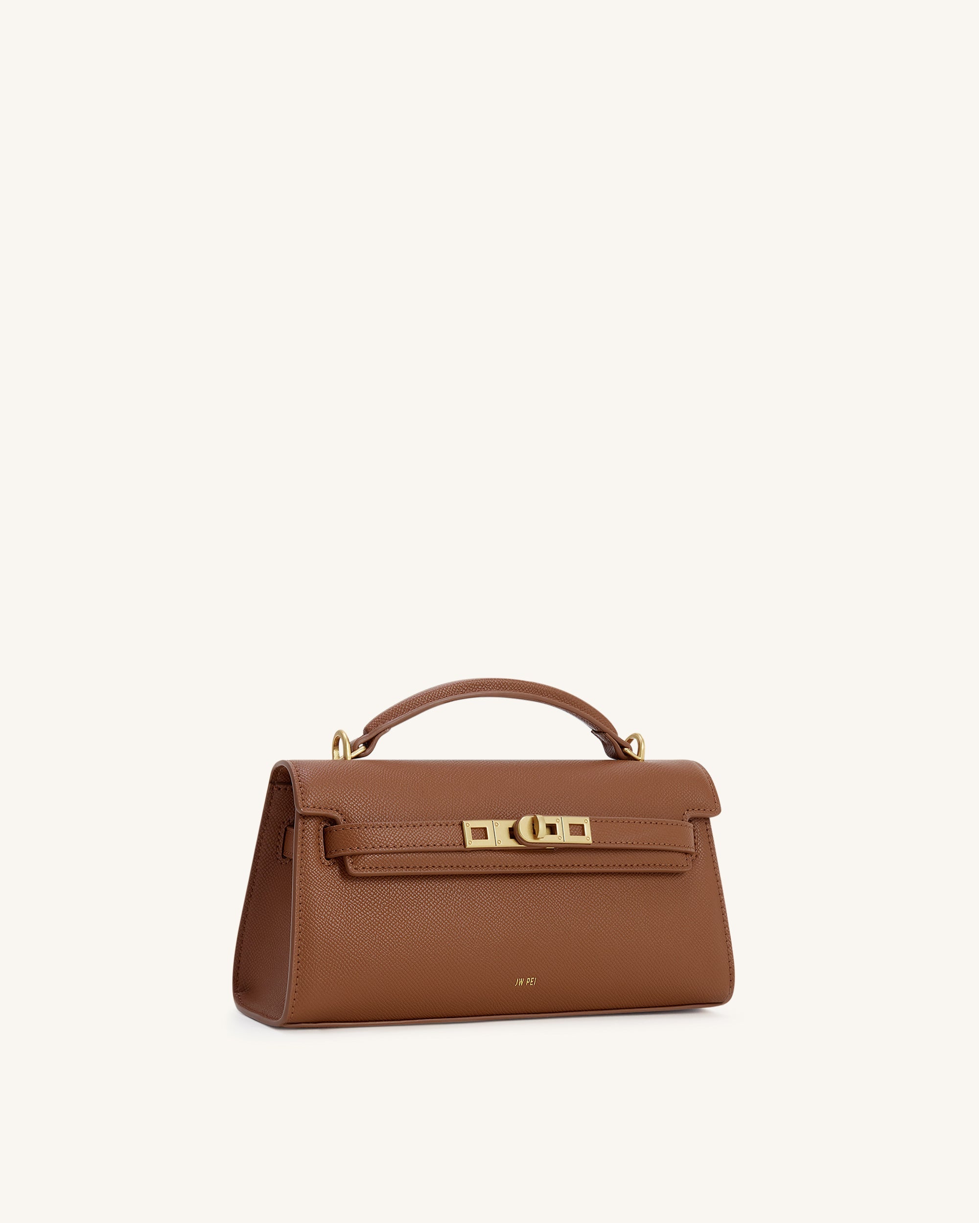 Noor Top Handle Bag - Brown - Image 3
