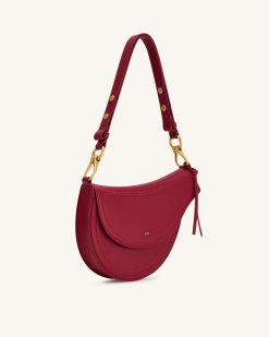 Alternative view of Ashlie Crossbody Bag - Burgundy