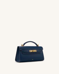 Alternative view of Noor Top Handle Bag - Navy Blue