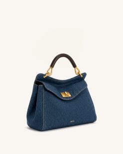 Alternative view of Lucia Classic Handbag - Blue Denim