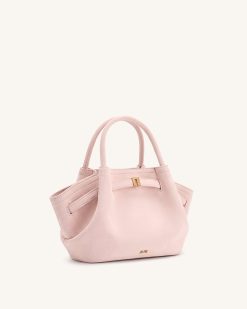 Alternative view of Hana Mini Faux Suede Tote Bag - Pink
