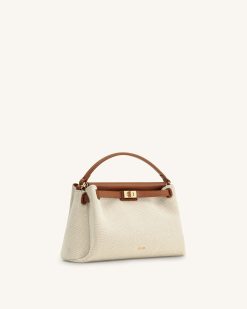 Alternative view of Carmen Top Handle Bag - Brown Canvas