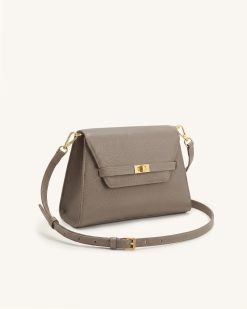 Alternative view of Piper Pebbled Crossbody Bag - Taupe