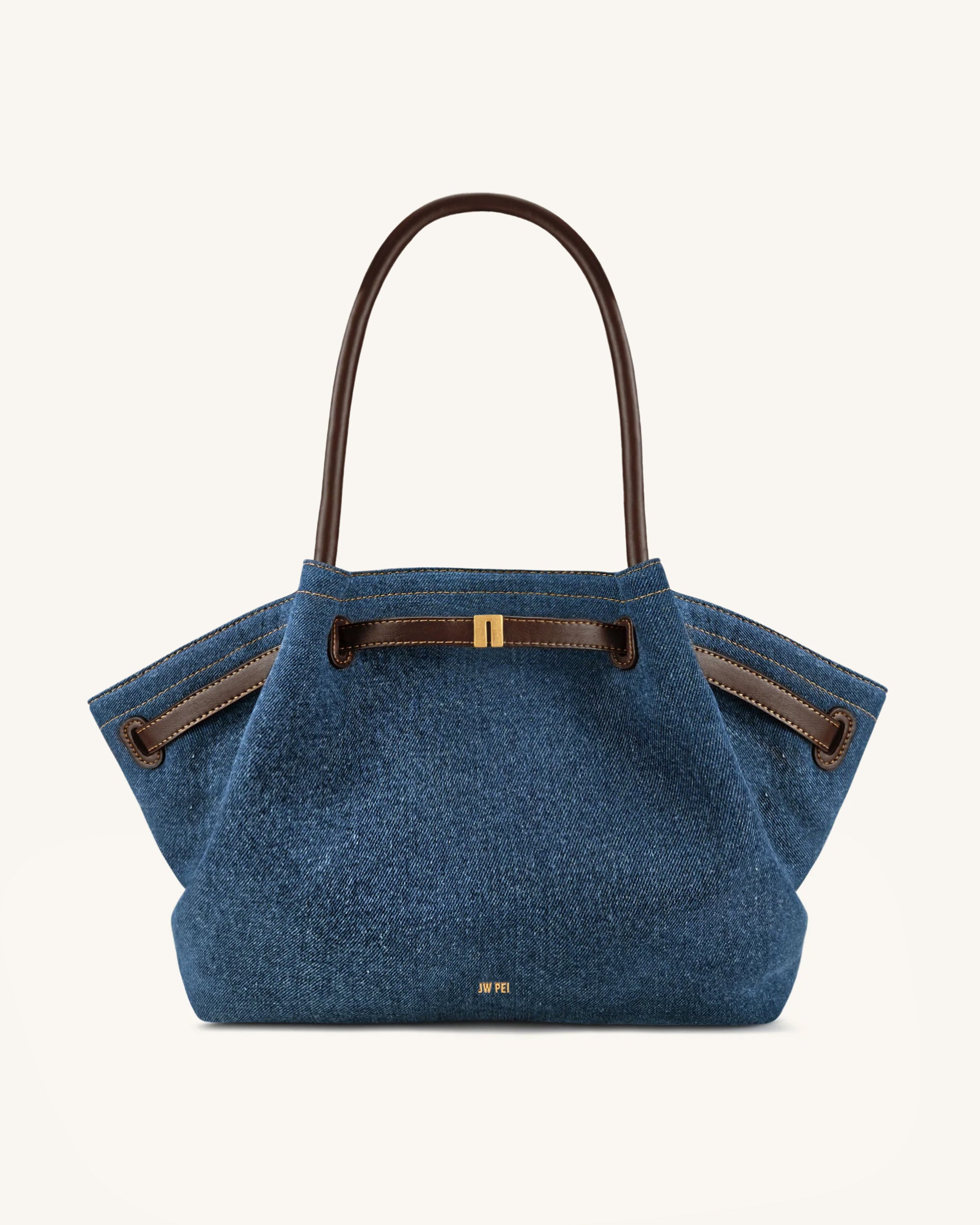 Hana Large Tote Bag - Dark Blue Denim