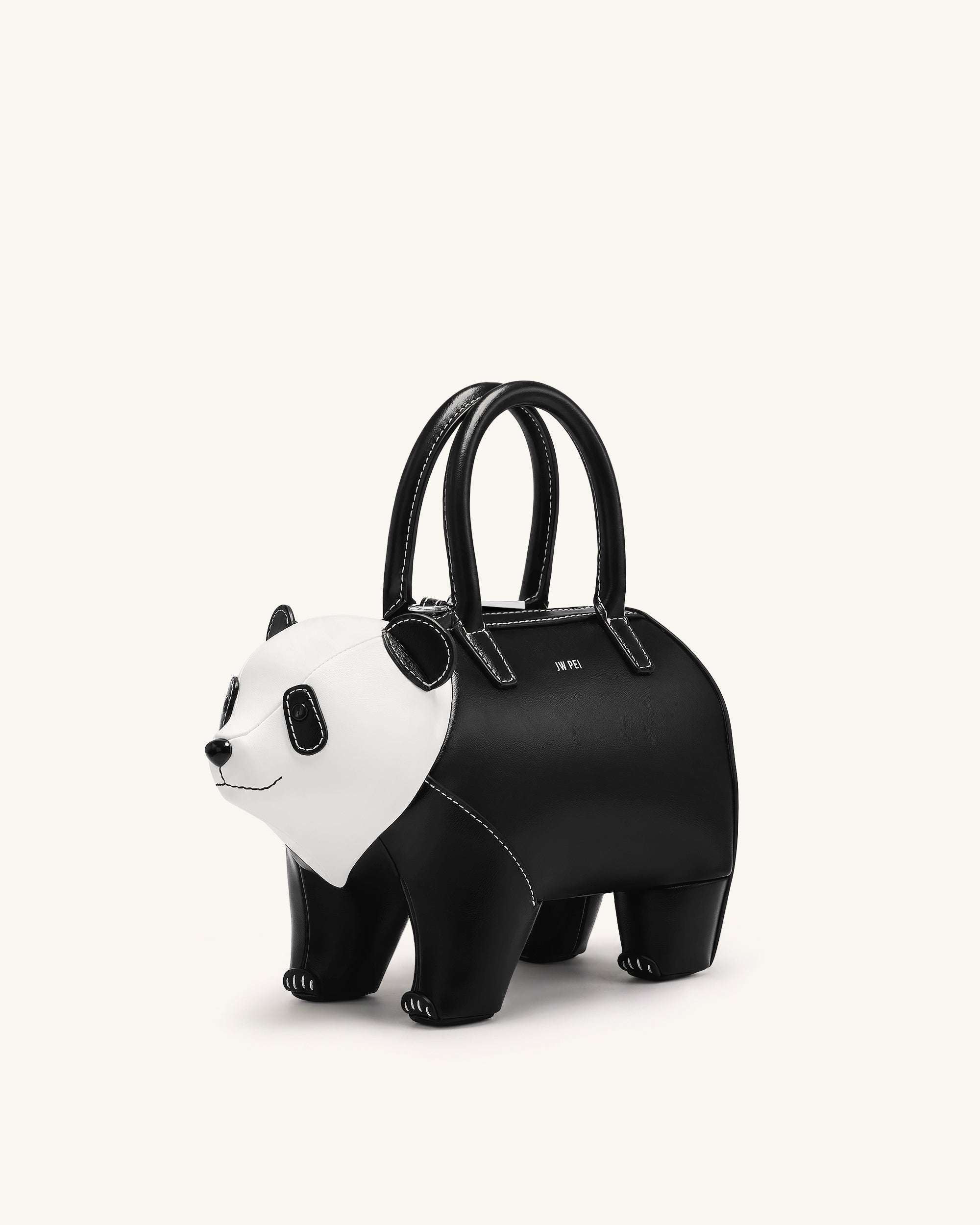 Adeline Panda Handbag - Black - Image 3