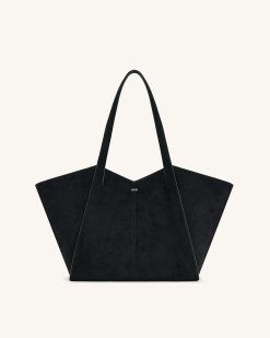 Kiana Large Capacity Tote Bag - Black