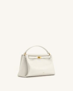 Alternative view of Carmen Top Handle Bag - White