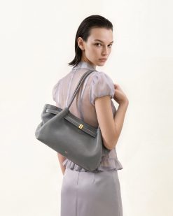 Alternative view of Hana Wide Tote Bag - Grey