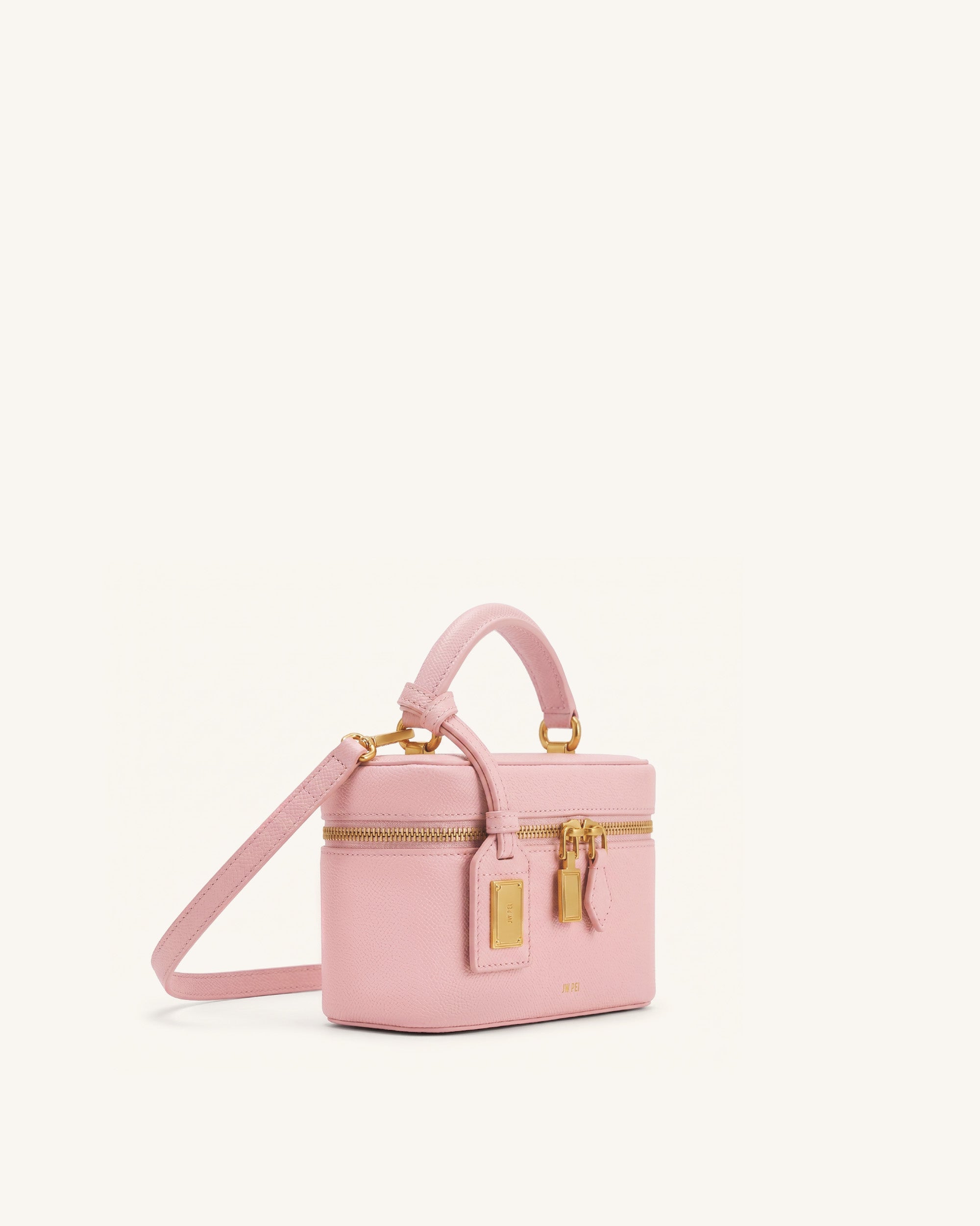 Cleo Box Shape Top Handle Bag - Pink - Image 2