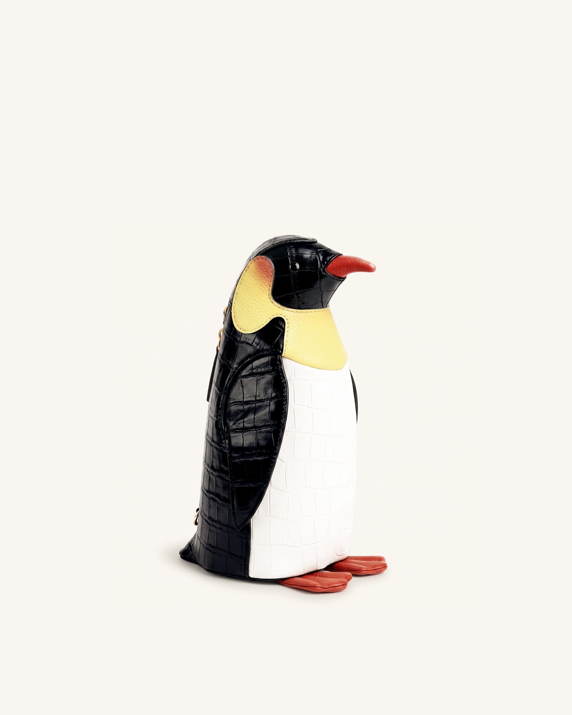 Pia Penguin Crossbody Bag - Black/White - Image 2