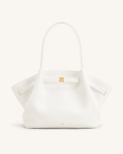 Hana Large Tote Bag - White