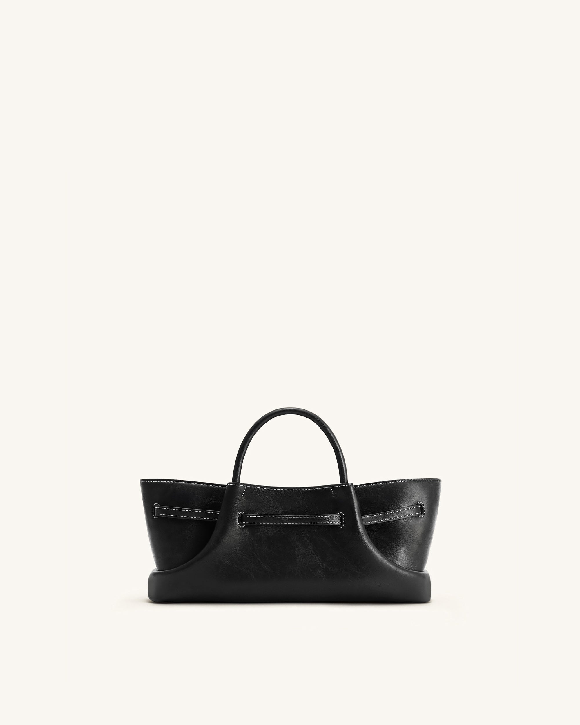 Maeve Dachshund Metal Charm Tote Bag - Black - Image 6