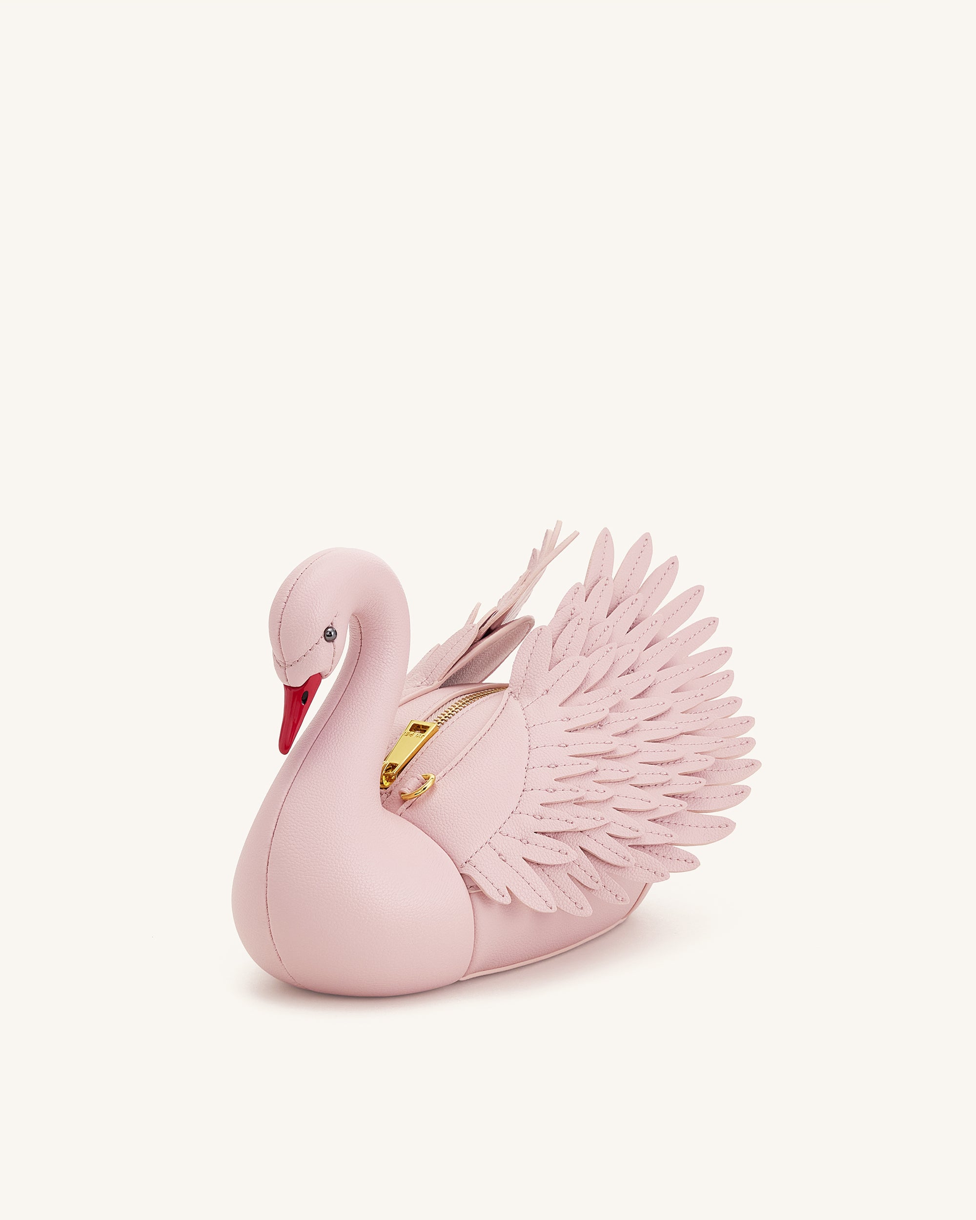 Alani Swan Shaped Crossbody Bag - Light Pink - Image 3