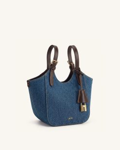 Alternative view of Ines Tote Bag - Blue Denim