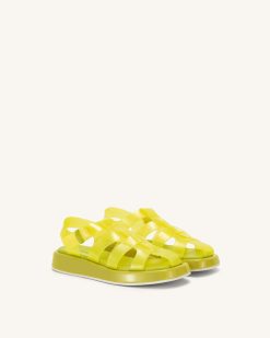 Alternative view of Piper Platform Sandal - Yellow