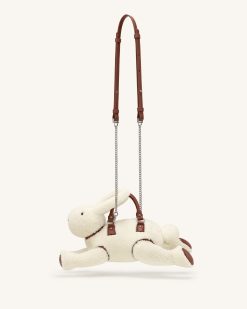 Alternative view of Bella Bunny Shaped Top Handle Bag - White
