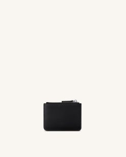 Alternative view of Seren Zipped Card Case - Black