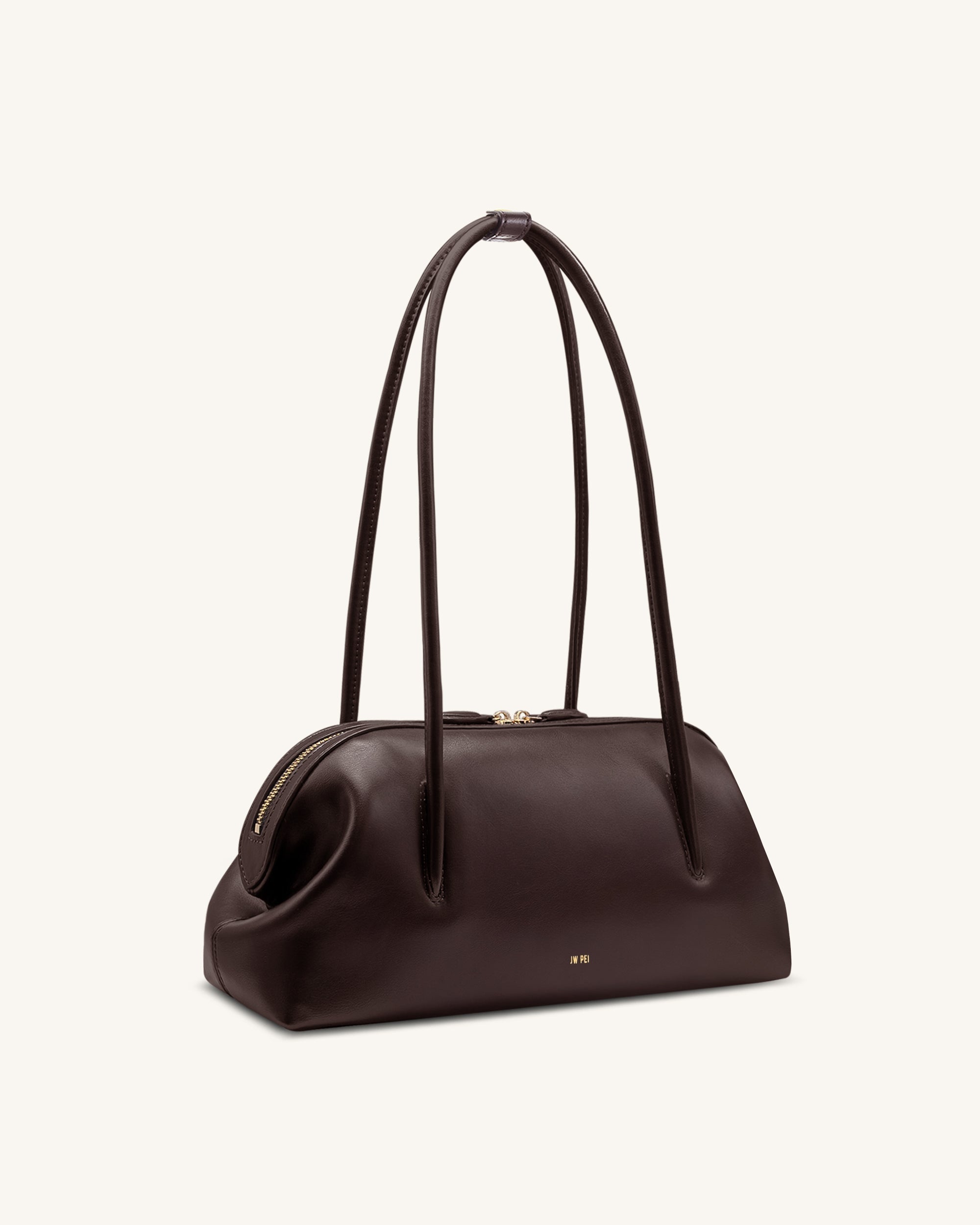 Aveline Shoulder Bag - Dark Brown - Image 2