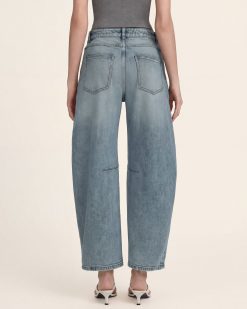 Alternative view of The Meadow Pearl Daisy Barrel Jeans - Clear Sky Thinking